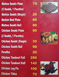 Bombay Seekh Paratha menu 1