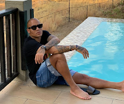 Dino Ndlovu has a quite time at the Shepherd's Tree Game Lodge in the Pilanesberg National Park while on holiday back in South Africa. 