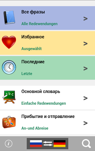 Russian to German phrasebook