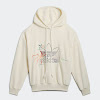 ac long sleeve hoodie cream white