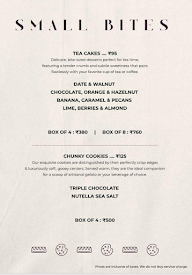 The Pastry Journal menu 3