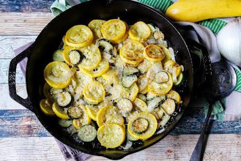 Sauteed Parmesan Zucchini & Yellow Squash