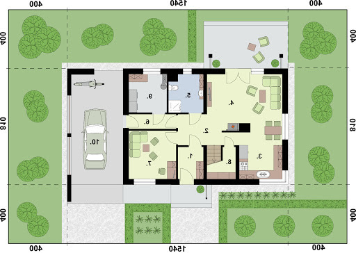 Trypolis 6 - Rzut parteru