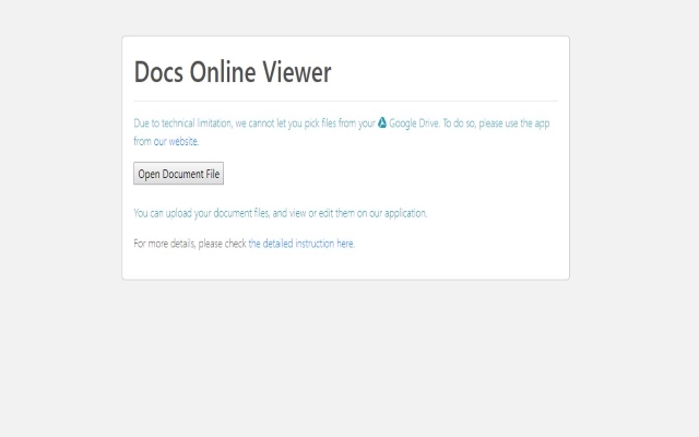 Visor de documentos para Google Drive