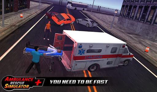Ambulance rescue simulator 2017 - 911 city driving