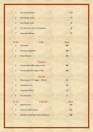 Shaken & Stirred menu 6