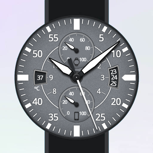 Gray Space Watch Face