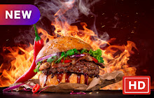 Hamburger Hot Food HD New Tabs Theme small promo image