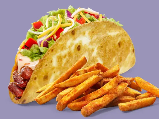 Wheat Taco & Fries Veg