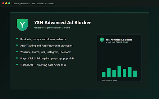 YSN Advanced Ad Blocker screenshot 1