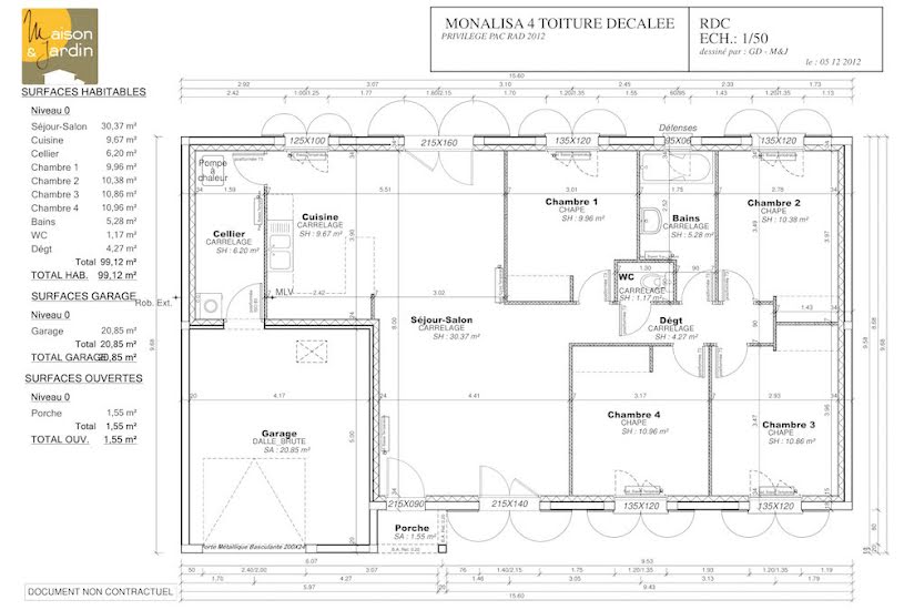  Vente Terrain + Maison - Terrain : 649m² - Maison : 88m² à Costaros (43490) 