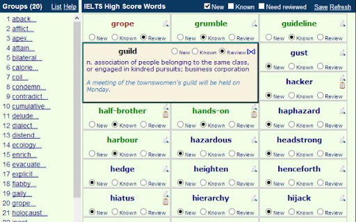 Difficult IELTS Words