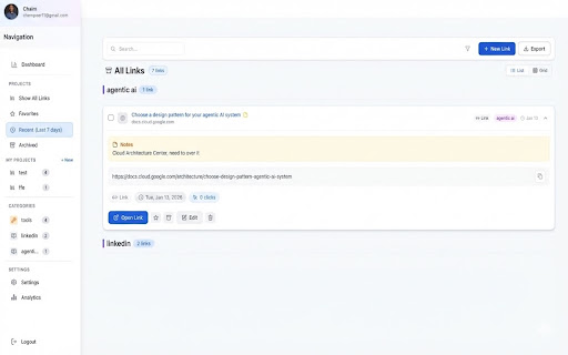 SmarTrack - Research Link Saver screenshot 2