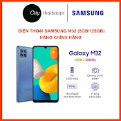 Điện Thoại Samsung Galaxy M32 (8Gb/128Gb) - Pin 5.000 Mah - Tương Thích Với Sạc Nhanh 25W - Hàng Chính Hãng