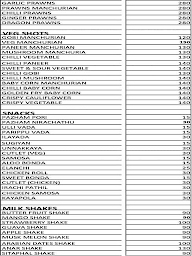 Thalassery Restaurant menu 7