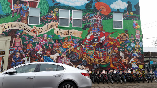 Community Cycling Center Mural Detail