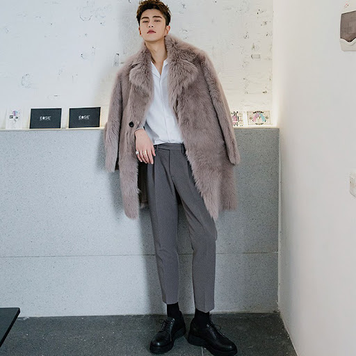 Title 5, Mens Autumn And Winter New Imitation Fox Fur C...
