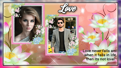 I Love You Dual Photo Frame