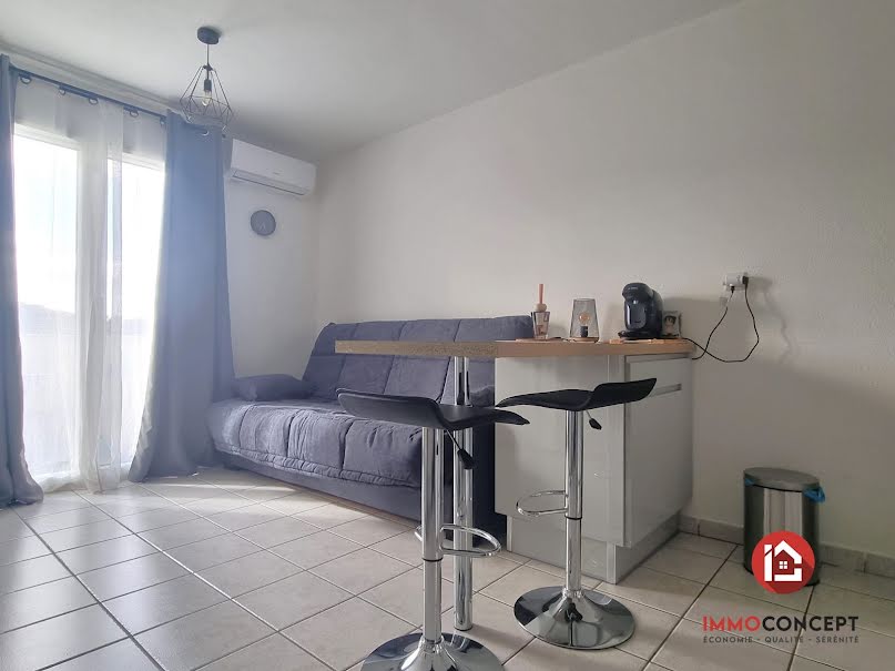 Location meublée appartement 1 pièce 19 m² à Bagnols-sur-ceze (30200), 480 €