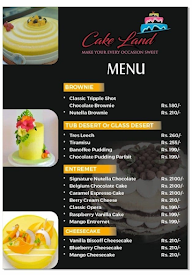 Cake Land menu 8