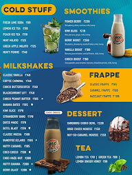 Sandburg Shakes menu 1