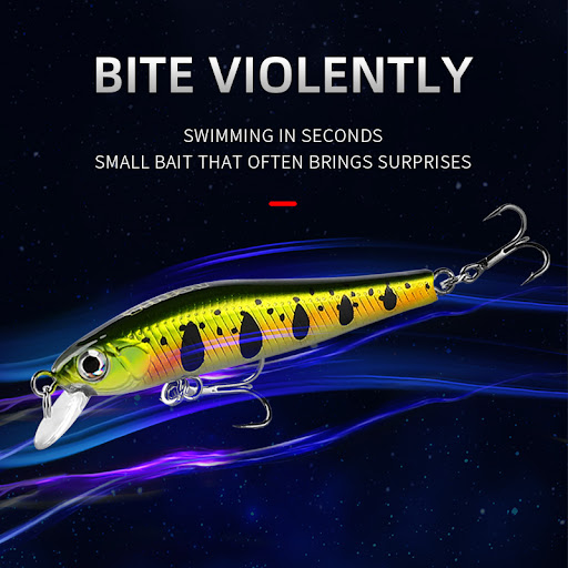 Title 5, 5.6cm 3.9g Freshwater & Sea Fishing Sub Bait, O...