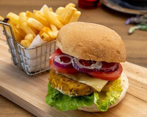 Spicy Aloo Patty Burger (Burger Box)