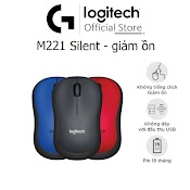 Chuột Logitech M221 Silent Plus Không Dây Wireless - Bảo Hành 3 Năm