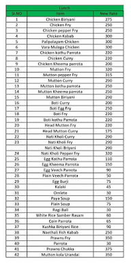 Kothanur Kitchen menu 1