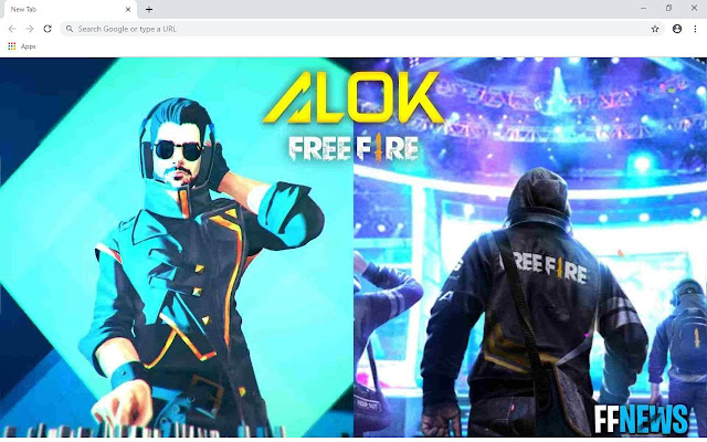 Garena Free Fire Alok Wallpapers and New Tab