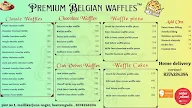 Premium Belgian Waffles menu 1