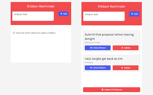 Ribbon Reminder