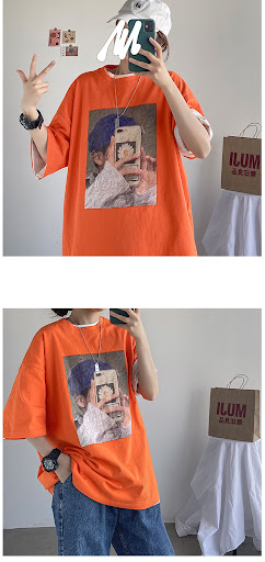 Title 1, Mens Summer Loose Short Sleeve t-Shirt