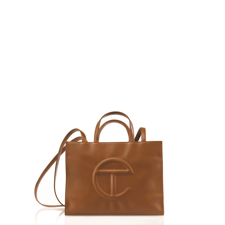 Telfar vegan-leather shopper.