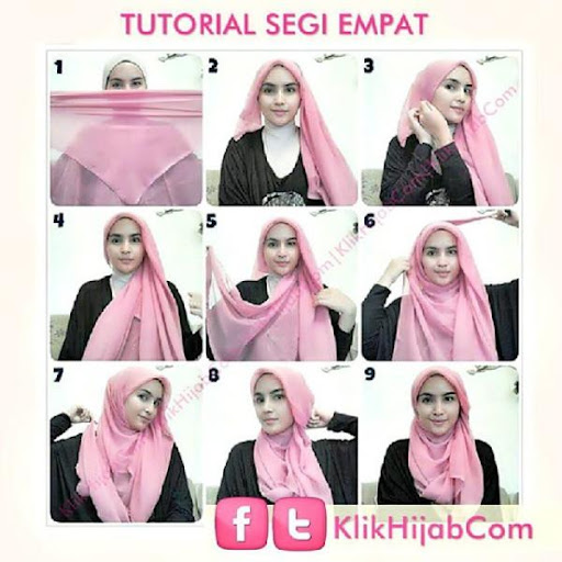 Tutorial Hijab Segi Empat