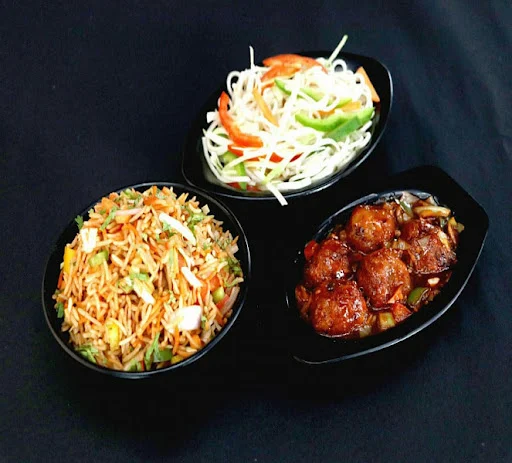 Veg Manchurian + Veg Fried Rice