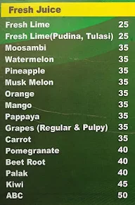 Fresh Juice Center menu 3