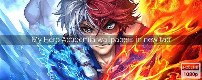 My Hero Academia Wallpapers New Tab marquee promo image