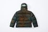 stone island x supreme painted camo crinkle down jacket