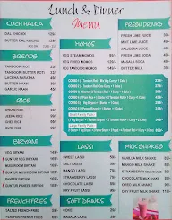 Rajhans menu 2