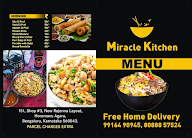 Miracle Kitchen menu 1