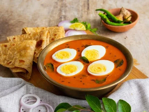 Egg Gravy Thali ( With 3 Chapati)