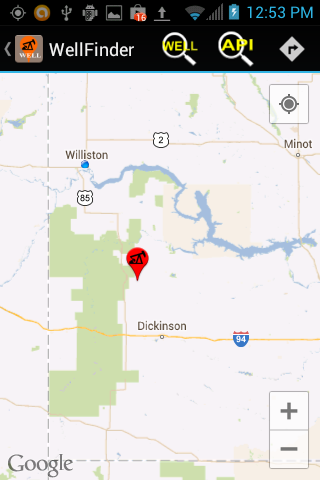 Screenshot WellFinder
