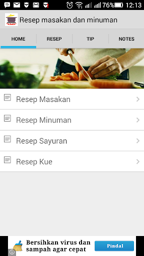 Resep Masakan dan Minuman