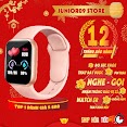 Đồng Hồ Thông Minh Junior09 Watch Sr, Smartwatch Nghe Gọi, Theo Dõi Sức Khỏe, Chống Nước, Nhận Thông Báo Dùng Cho Nam Nữ