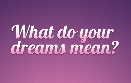 What do your dreams mean small promo image