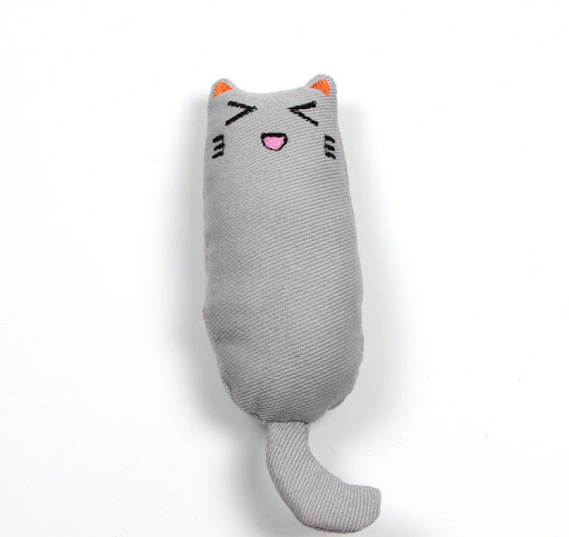 Title 5, Cute facial expression cat toy with catnip, mol...