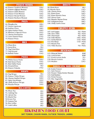 Bikaner's Food Court menu 1