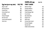 Just Bake menu 1