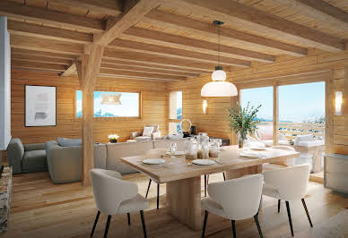 Chalet with panoramic view and terrace 4